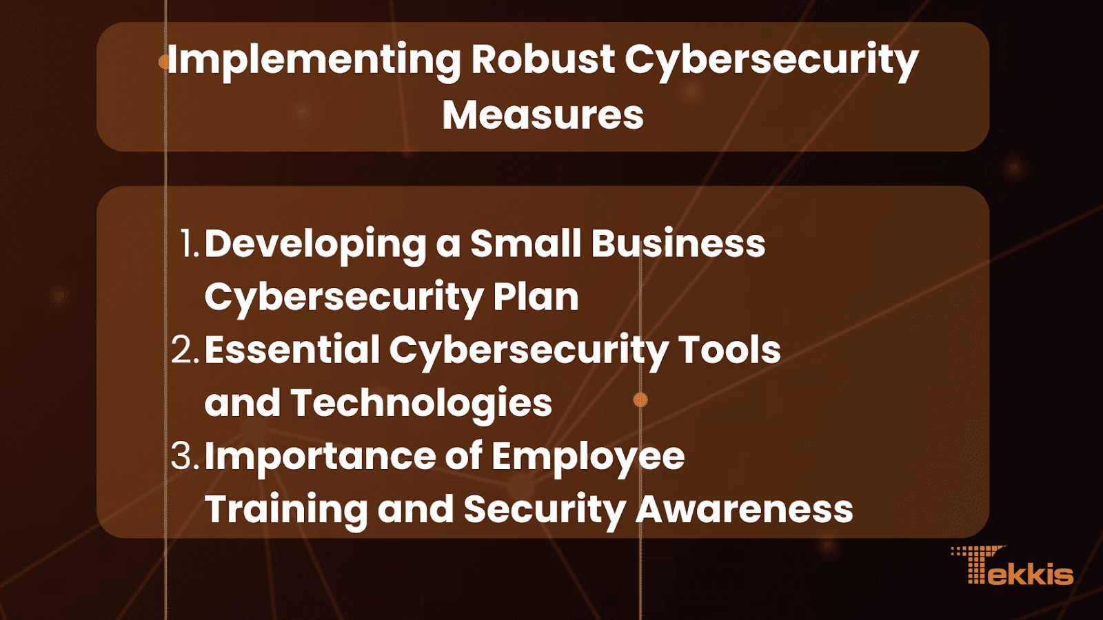 Implementing Robust Small Business Cybersecurity Implementing Robust Small Business Cybersecurity